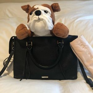Rebecca Minkoff Soft Black Leather Satchel Bag